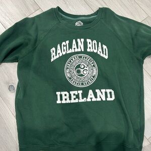 Green Raglan Road Sweatshirt